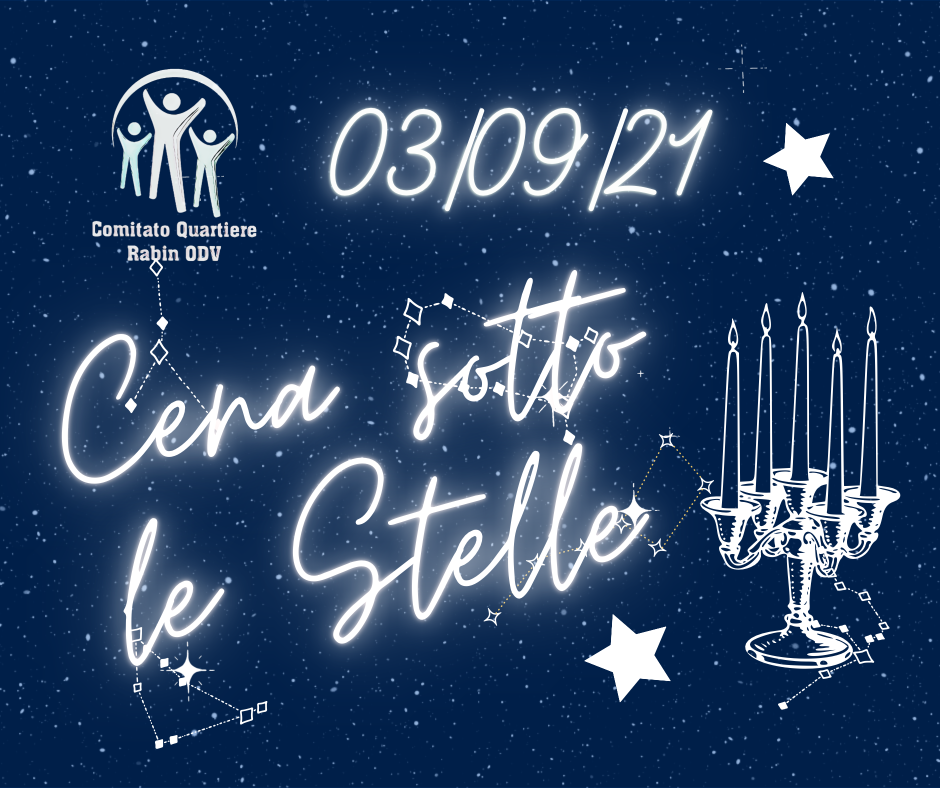 cena sotto le stelle